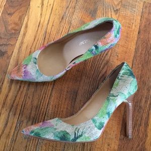 Ivanka Trump Flower High Heels